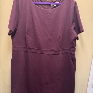 LOFT Purple Sheath Women's Dress